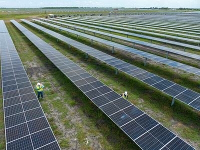 The Bechtel-built Cutlass Solar 2 facility in Fort Bend, Texas.