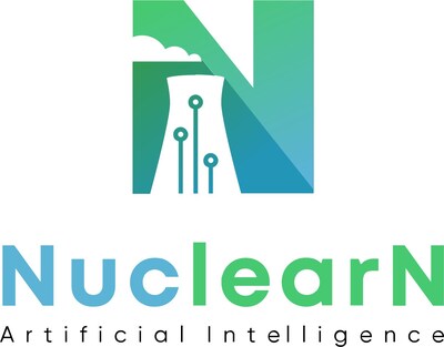 Logo of NuclearN.ai, featuring a stylized atom with interconnected nodes and the company name in bold letters.
