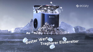 ecozy dringt nach dem Erfolg in den USA mit seinem Klassiker, dem Eiswürfelbereiter für Tresen, in den deutschen und britischen Markt ein