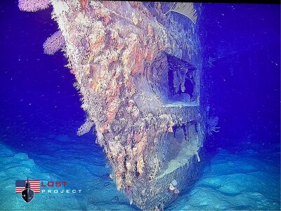 Bow of USS Harder- discovered by Tim Taylors Lost 52 Project