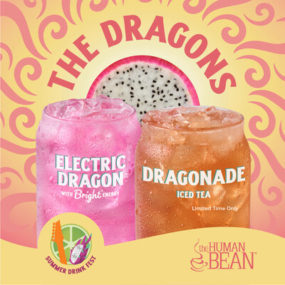 Electric Dragon and Dragonade are now available at The Human Bean through June 19th, or while supplies last.