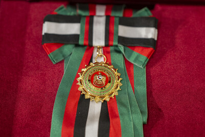 A photo of First Class Order of Zayed II medal 