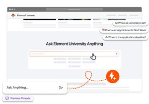 Element451's Latest AI Product Turns College Websites into Personalized Q&amp;A Machines