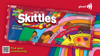 SKITTLES® teams up with GLAAD, Meetup and five local LGBTQ+ community groups to celebrate how human connections can help us all “See The Rainbow.”