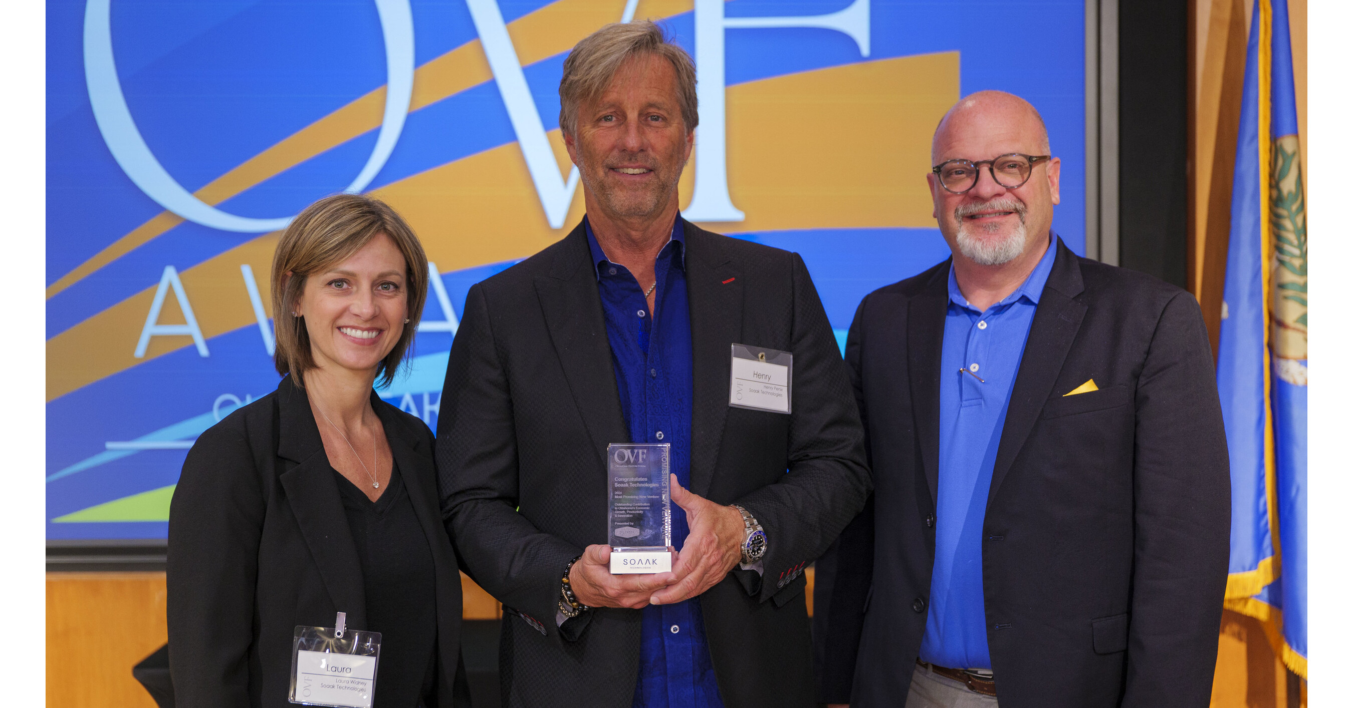 Soaak Technologies Wins "Most Promising New Venture Award" by Oklahoma Venture Forum for 2024 - Vimarsana News