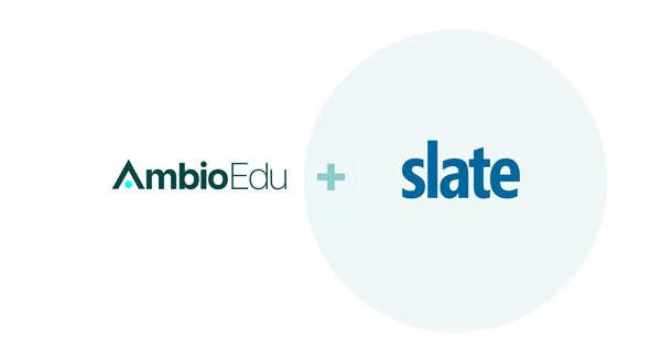 AmbioEdu logo & Slate logo