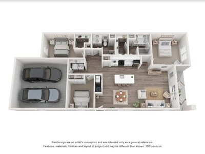 Floor Plan for River Rock at Dallas in North Carolina, Property Managed by Drucker + Falk