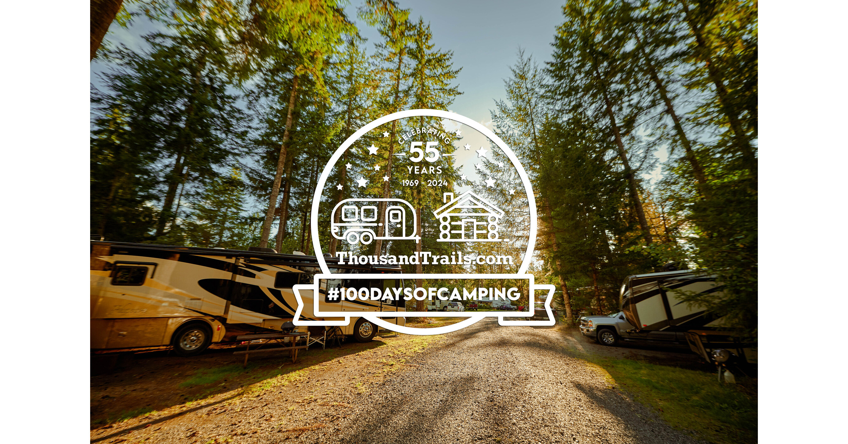Thousand Trails Commemorates 55th Anniversary with Annual 100 Days of Camping Campaign Thousand Trails Commemorates 55th Anniversary with Annual 100 Days of Camping Campaign