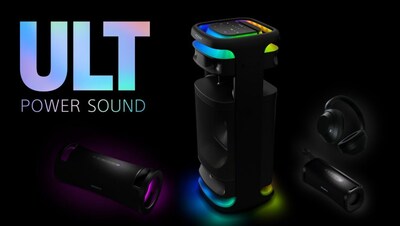 The new ULT POWER SOUND series consists of three Bluetooth speakers ULT TOWER 10, ULT FIELD 7, ULT FIELD 1, and wireless noise canceling headphone ULT WEAR designed to produce powerful deep bass and enhanced audio experience that will make the heart tremble.