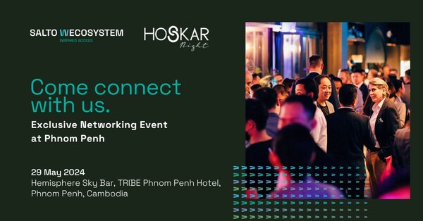 SALTO WECOSYSTEM Connects with Hospitality and Real Estate Experts at HoSkar Night Phnom Penh