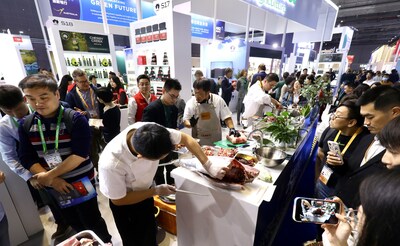 The sixth China International Import Expo (CIIE) in 2023 attracted numerous exhibitors, buyers and visitors.