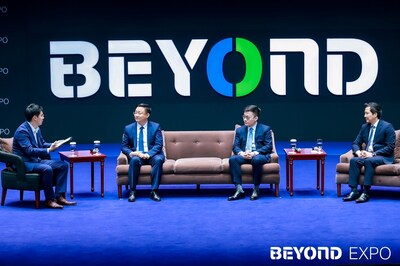 Panel Discussion with LIU Qingfeng, Chairman of iFLYTEK Co., Ltd., XU Bing, Co-founder of SenseTime, and ZHANG Wen, Founder, Chairman, and CEO of Biren Technology (PRNewsfoto/Beyond Expo)