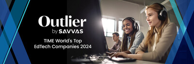 Savvas Learning Company, a next-generation K-12 learning solutions leader, is excited to announce that Outlier by Savvas, its online dual-enrollment course offerings, has been named to TIME World's Top EdTech Companies 2024 list.