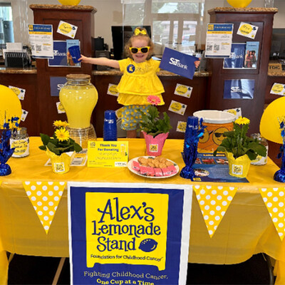 S&T Bank's Lemonade Days campaign to benefit the Alex's Lemonade Stand Foundation, the largest independent childhood cancer charity in the U.S., will be held from June 1-8, 2024.