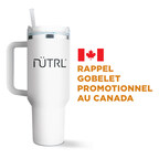 Rappel du gobelet NÜTRL de la marque Sunscope au Canada