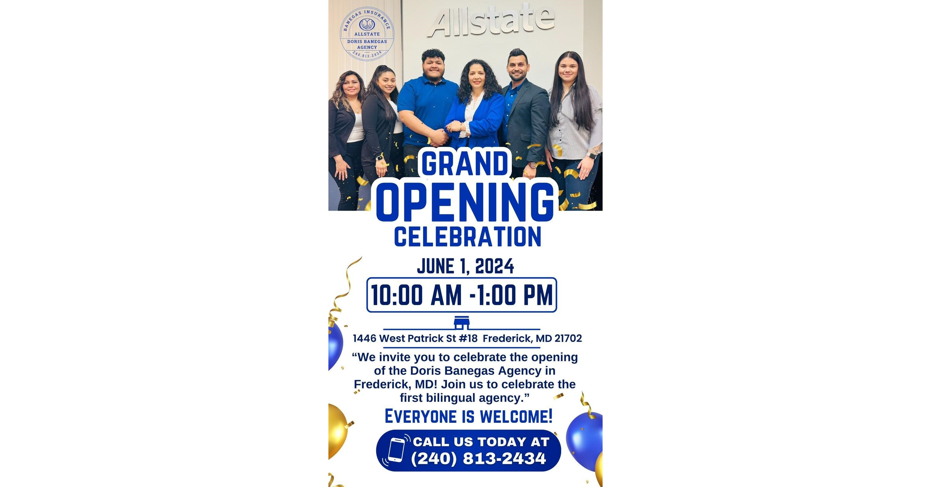 First Hispanic and Woman Owned Allstate Insurance Agency to Open in Frederick - PR Web