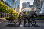 A RHINO SCULPTURE HAS PEDALLED INTO TORONTO - WITH A SPARE SEAT FOR YOU!