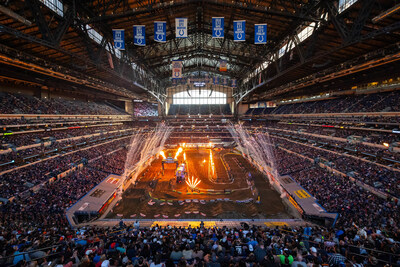 62,254 plus fans attended Round 10 at Lucas Oil Stadium in Indianapolis, Ind., the second-largest crowd of the season. Photo Credit: Feld Motor Sports, Inc.