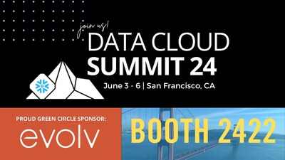 Join evolv Consulting at Snowflake's 2024 Data Cloud Summit in San Francisco, CA, June 3-6, 2024.