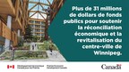 Le ministre Vandal annonce un nouvel engagement en faveur de la réconciliation économique et de la revitalisation du centre-ville de Winnipeg