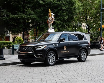 Goldsainte offers a premium alternative to Uber, Lyft, and Alto. In contrast to their competitors, Goldsainte franchisees have the option to purchase or lease the company-branded Infiniti QX80 vehicles, which they will operate in their designated territories.