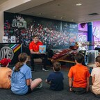 Reigning Indy 500 Champ Josef Newgarden reads his new book at The Children's Museum of Indianapolis