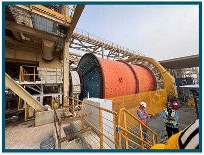 Figure 3 – Ball Mill (CNW Group/G Mining Ventures Corp)
