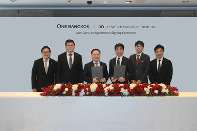 One Bangkok and Isetan Mitsukoshi signing ceremony