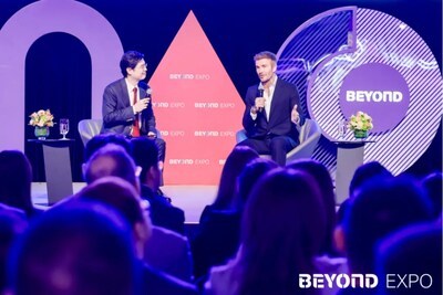 Special Fireside Chat: David Beckham with Grant Chum (BEYOND Expo 2024) (PRNewsfoto/BEYOND Expo)