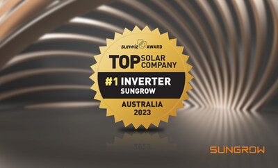 Sunwiz Honours Sungrow as the Top Solar Inverter Brand in Australia for 2023