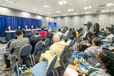 El informe global de cadenas de suministros, redactado por el Consejo de China para la Promoción de la Academia de Comercio Internacional, se publicó en un evento paralelo al foro global de la cadena de suministro en Barbados.