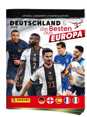 Highlights für den Sommer: Offizielle Panini Sticker-Collection "Deutschland 2024 & die Besten aus Europa" und die Trading Card Box "DFB Team-Set 2024"