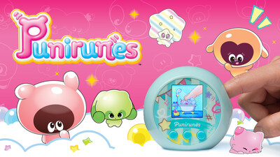 Spin Master Puts Its Finger on the Pulse of Japanese Anime Culture with the Launch of Punirunes™, An Unexpectedly Squishy Digital Pet (CNW Group/Spin Master Corp.)