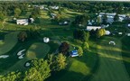 Birds-eye view of 17th hole