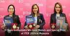 3 Chulalongkorn Innovations Win Gold Medals and Special Prize at ITEX 2024 in Malaysia