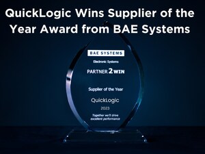 BAE Systems honors QuickLogic with a Supplier of the Year award