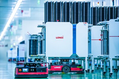 LONGi announces the “Lighthouse Project” to expand the agile intelligent manufacturing to more of its own production bases across the globe (PRNewsfoto/LONGi Green Energy Technology Co., Ltd)