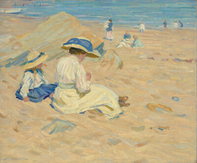 Helen McNicoll, On the Beach, 1912. Oil on canvas, 63.5 × 76.8 cm. Pierre Lassonde Collection / Photo: MNBAQ, Idra Labrie (CNW Group/Musée national des beaux-arts du Québec) Helen McNicoll, On the Beach, 1912. Oil on canvas, 63.5 × 76.8 cm. Pierre Lassonde Collection / Photo: MNBAQ, Idra Labrie (CNW Group/Musée national des beaux-arts du Québec)