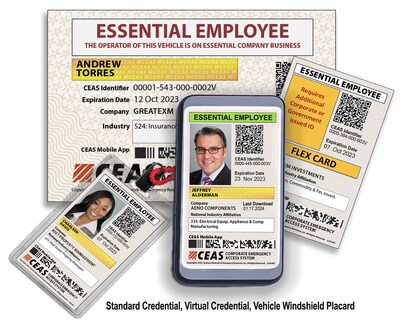The CEAS Mobile ID App will allow users to securely access their credentials and display them on their smartphones.
