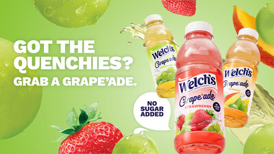 Welch's Grape'ade campaign creative