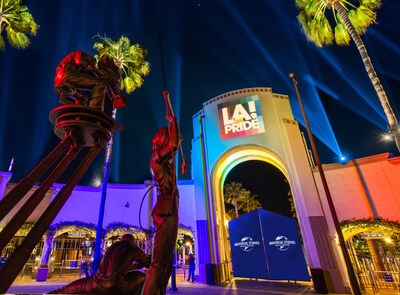 LA Pride Night at Universal Studios Hollywood on Saturday June 15, 2024 to celebrate "Pride is Universal" After Hours LGBTQ+ Event.