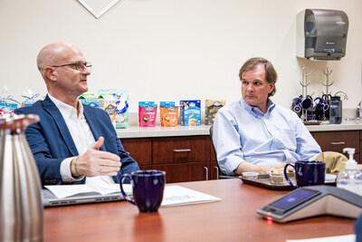 Blue Diamond Growers' Head of Sustainability, Dr. Dan Sonke with Under Secretary Bonnie