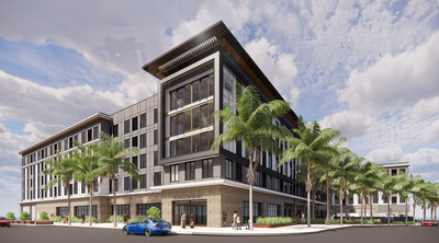 View of the Northwest Corner: Showcasing the Dual-Branded Property in Las Vegas