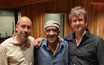 Jerome Sabbagh, Al Foster, and Joe Martin, the trio heard on "Heart." (Photo: Pete Rende)