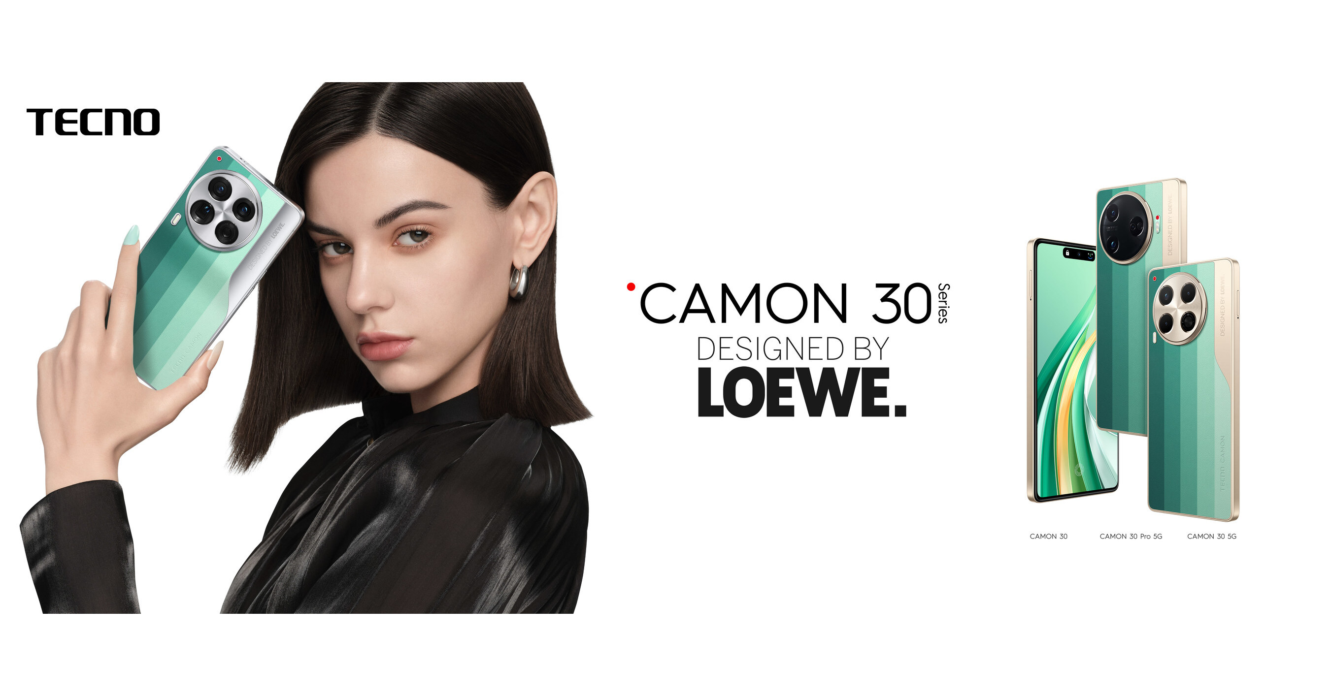 TECNO CAMON 30 Series LOEWE. Design Edition Launched with Industry-first Coffee Grounds Back Cover, Merging Carbon Neutral Cause with Modern Style