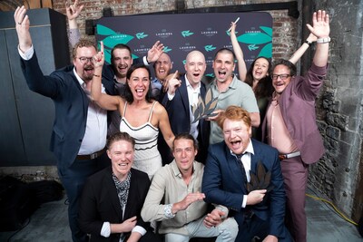 Tanière³ Restaurant winning Best Restaurant at Lauriers de la Gastronomie québécoise Gala 2024. (CNW Group/Restaurant la Tanière)