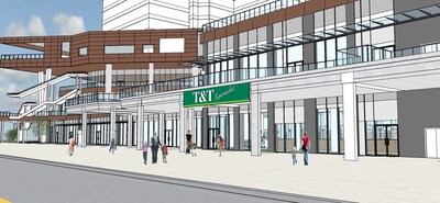 T&T at Gilmore Place store rendering (CNW Group/T&T Supermarkets)