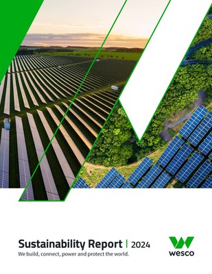 Cover image of the 2024 Wesco Sustainability Report.