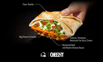 Taco Bell’s new Big Cheez-It Crunchwrap Supreme features the ingredients you know and love plus one colossal Cheez-It cracker.