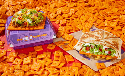 Taco Bell and Cheez-It, two leading titans of comfort food, introduce the most innovative meals of the summer: The Big Cheez-It Crunchwrap Supreme and Big Cheez-It Tostada.